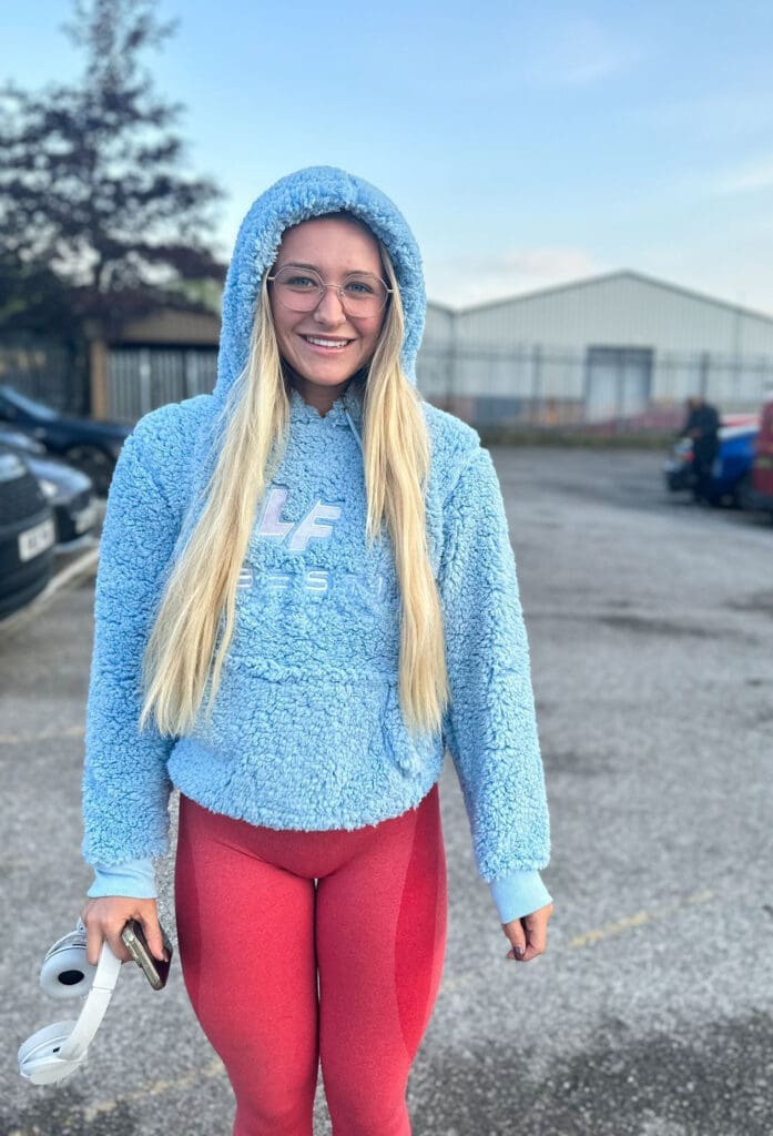 Lebestia Sherpa Hoodie - Baby Blue