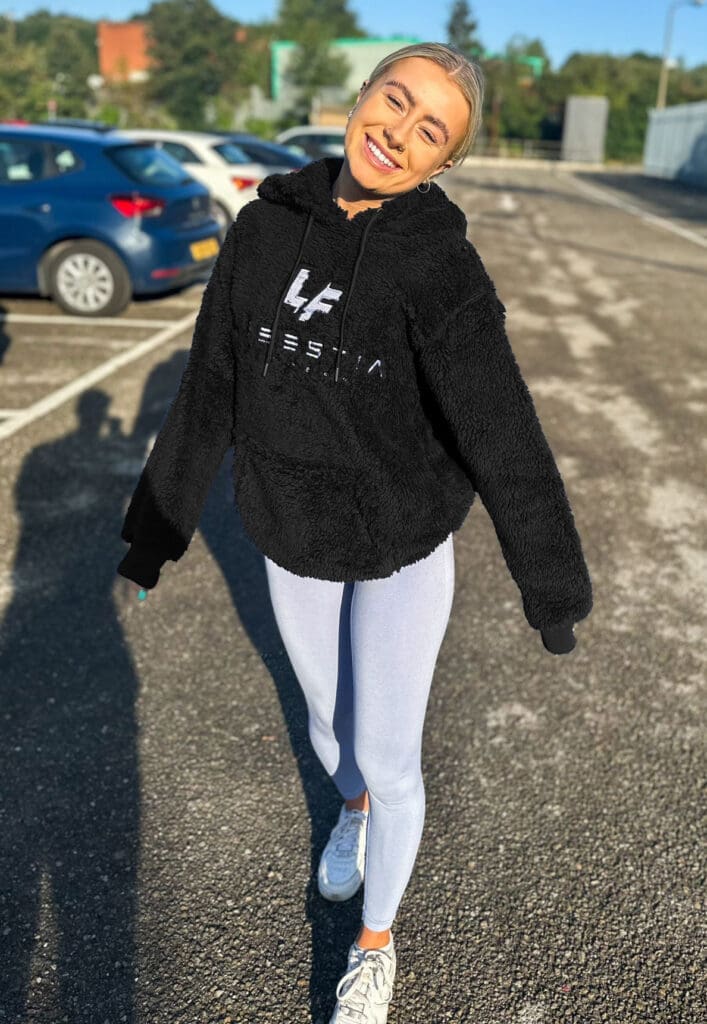 Lebestia Sherpa Hoodie - Black